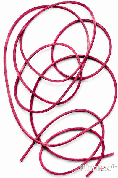 Striscia in cuoio - spessore 2 mm - rosa vecchio